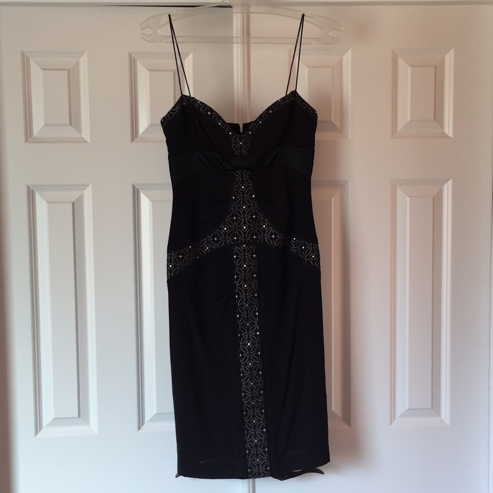 Black cocktail dress